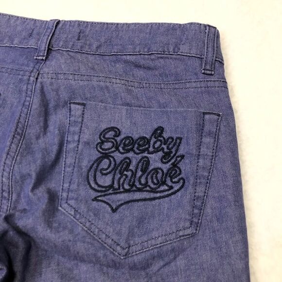 𝅺chloe SEE by CHLOE Crop Jeans - Picture 2 of 8